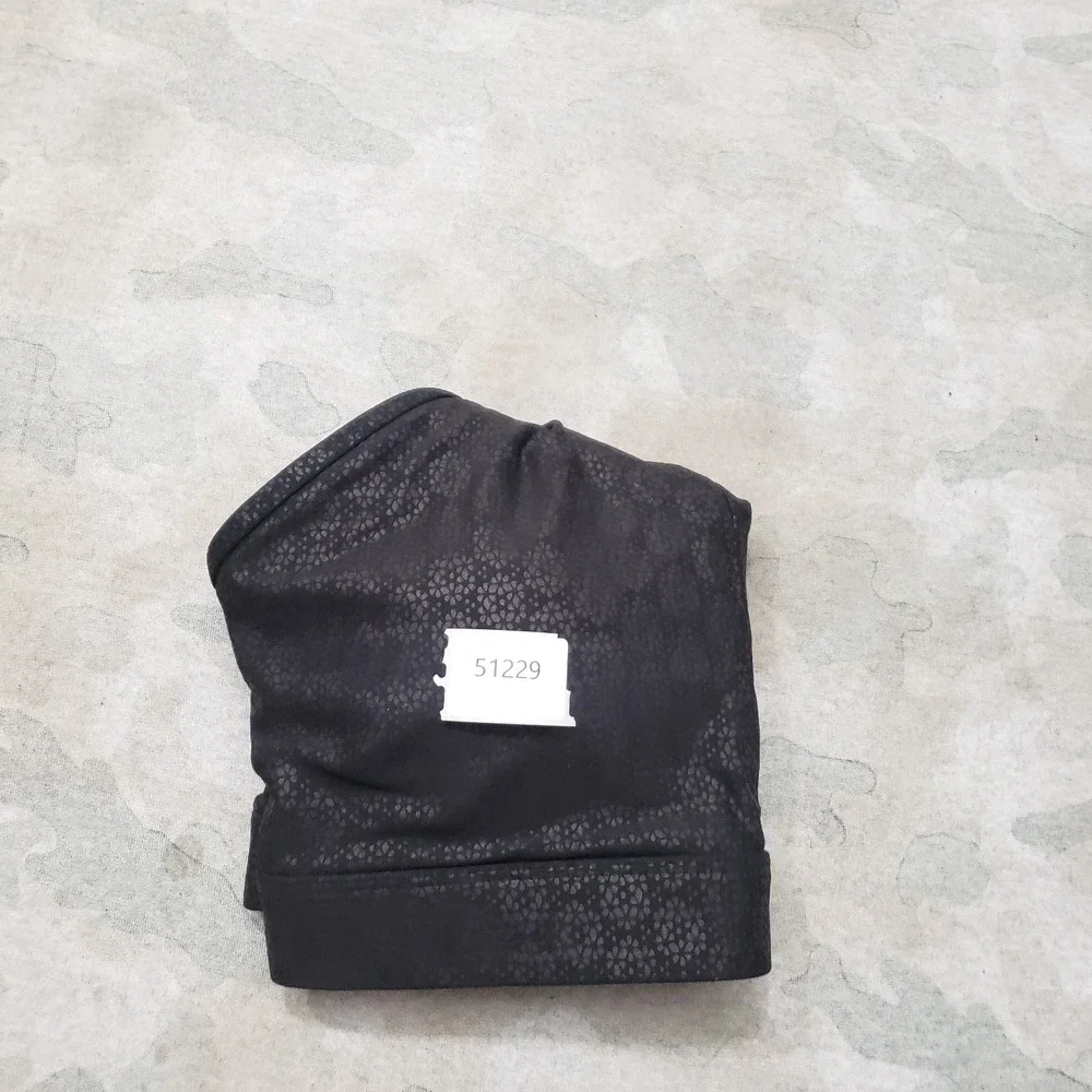 Zyia Active Sports Bra Womens Medium Black High Neck Pullover Gym